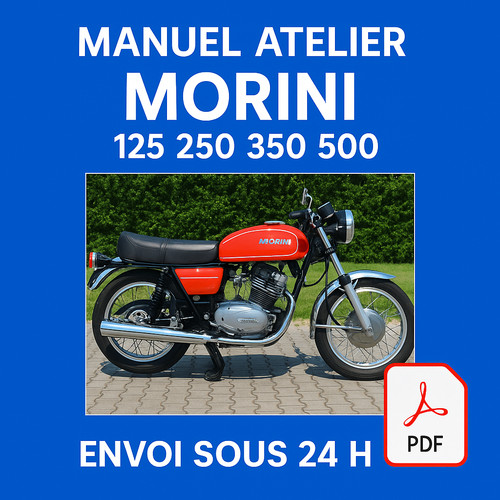 Manuel atelier morini 125 250 - atelier,