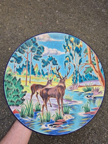 Grand plat émaux longwy - Émaux,