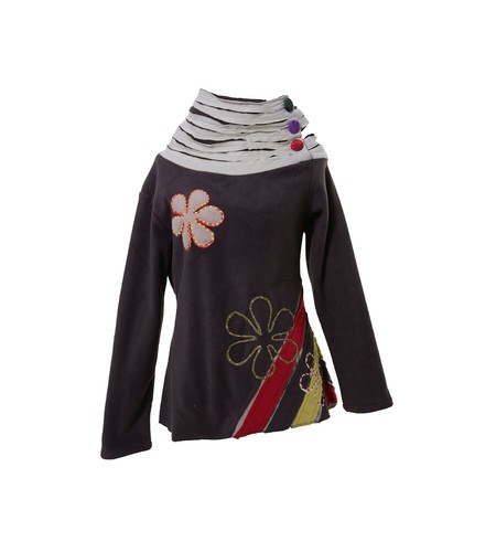 Sweat femme hippie - , polaire