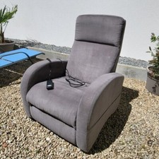 Fauteuil médical électrique gris en tissu Chateau d'Ax - Aide à se lever