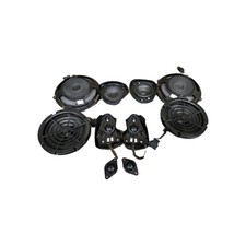 03-10 PORSCHE CAYENNE FRONT/REAR SOUND AUDIO SPEAKERS & TWEETERS SET OF 8 OEM