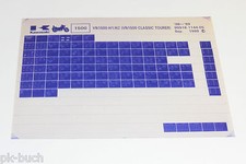 Microfich spare parts catalogue Kawasaki VN - 1500 Classic Tourer status 09/1999