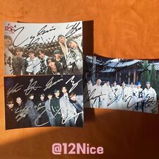 STRAY KIDS 合 HOP WALKIN ON WATER AUTOGRAPHED SIGNED GROUP PHOTO 4*6 2024 #Nice