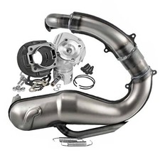 Kit Cylindre 102CC DM 55 Tête Racing Polini + Silencieux Proma Vespa 50 Spécial