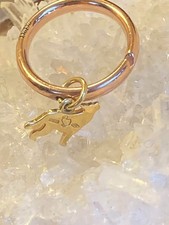 Bague interchangeable Pomellato DoDo or jaune 18 carats 9 carats breloque lou...