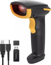 Bluetooth Barcode Scanner 1D Wireless USB Barcode Handheld Scanner