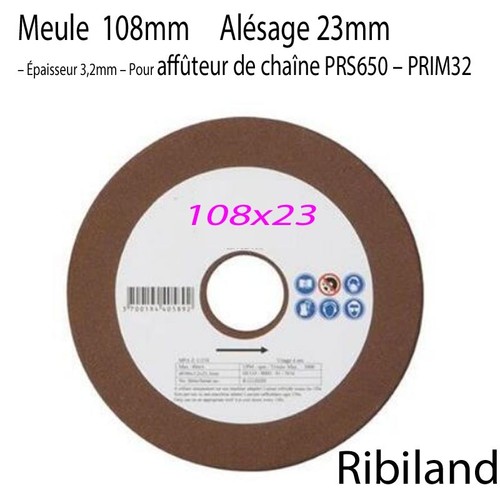 Meule diamètre 108 mm ep - ,