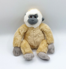 Peluche doudou singe beige