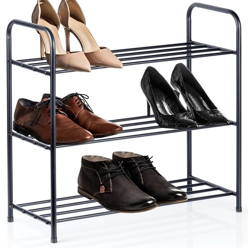 étagère chaussures métal - à,