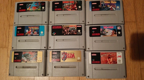 Lot jeux super nintendo - lot,