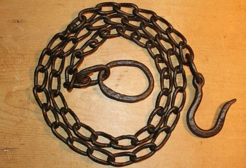 Ancien crochet fer forgé - crochet,