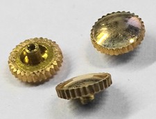 MONTRE COURONNE REMONTOIR PLAQUEE OR DOREE DIAM. 5.30 mm