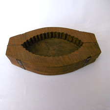 antique wooden butter mold