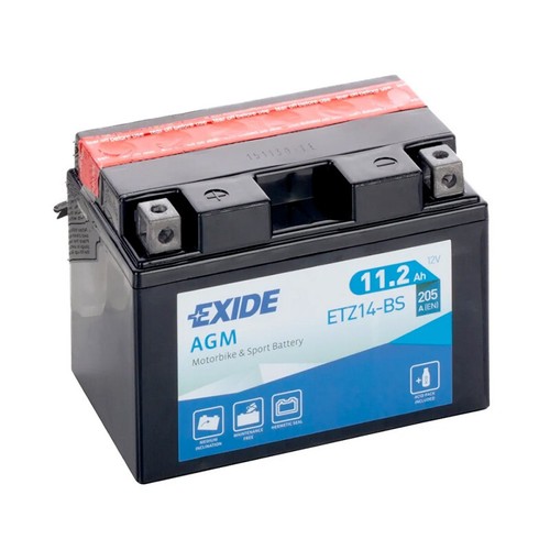 Batterie moto exide etz14 - batterie,