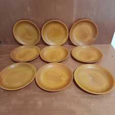 Arcopal Modèle Volcan 9 Assiettes À Dessert Diamètre 19 Cm Vintage