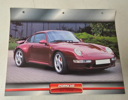 Porsche 911 turbo carte fiche - 911,