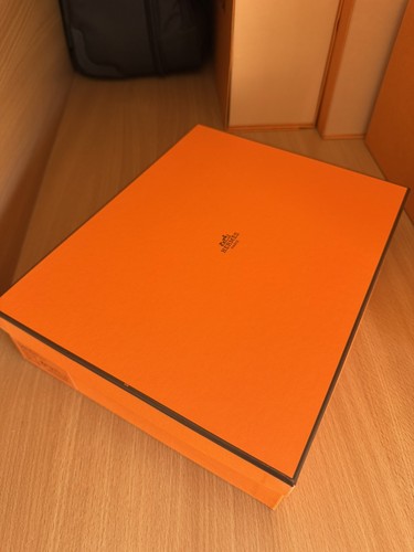 Boîte hermes avec ruban - boîte,