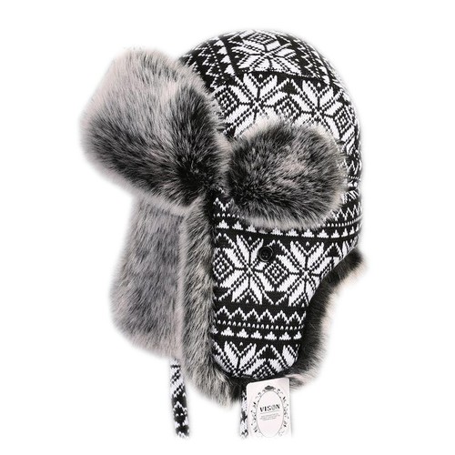 Hommes rétro tricot chapka - hommes,