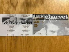 billet ticket place de concert  DAVID CHARVET