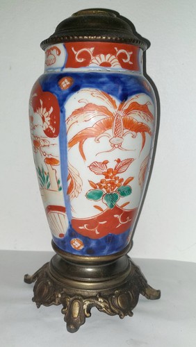 Lampe petrole imari - lampe, a