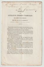 Notice sur quelques pierres tombales de l'abbaye de Jumièges de Guéroult EO 1864