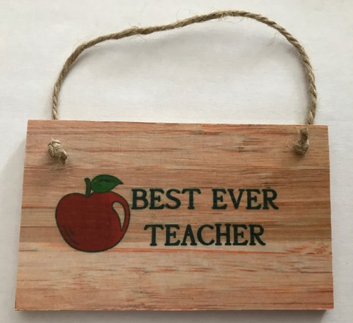 Plaque mdf best ever - best, teacher