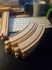 Lot De 10 Courbes En Bois Pour