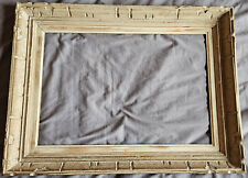 Cadre montparnasse vintage en bois sculpté & patiné  - Format 10 P châssis 55x38