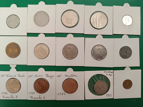 Lot pièces anciens - de, 15