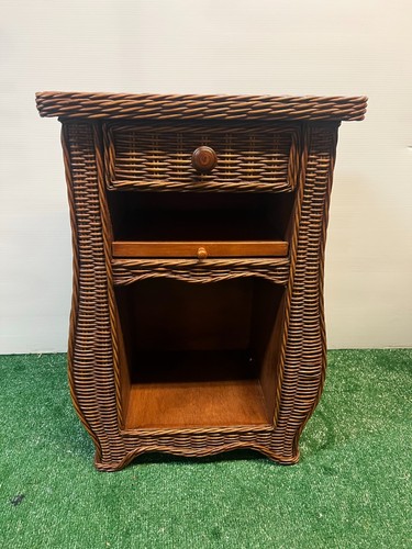 Vintage wicker table - vintage, with