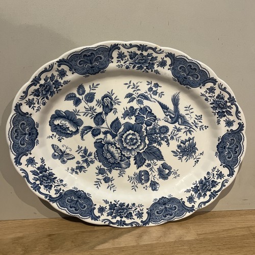 Plat ovale service faïence - plat,