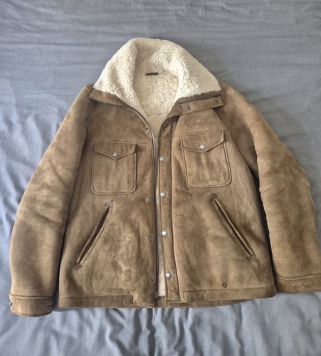 Blouson aviateur peau - peau, laine