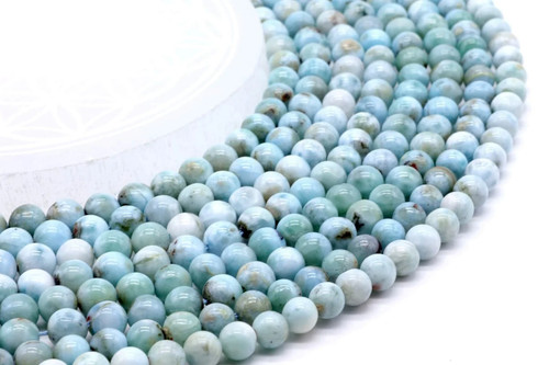 Perles larimar sur - perles,