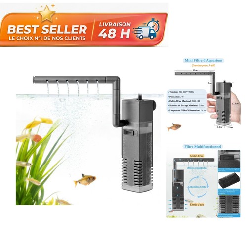 Filtre aquarium interne