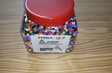 1 BIDON DE PERLE MULTICOLORS