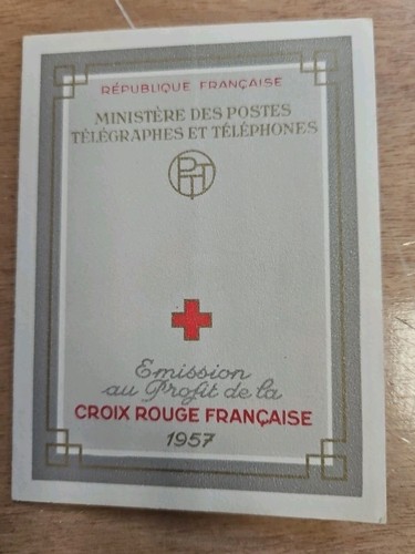 France carnet croix rouge - carnet,