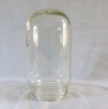 Ancien Globe Obus Verre Lampe