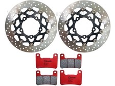 Disques frein avant BREMBO+Plaquettes SA POUR SUZUKI GSX-R 600 2006 2007 07