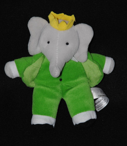 Peluche doudou babar lansay - doudou,