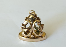 ANCIEN PENDENTIF SCEAU PLAQUÉ