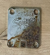 Squier by Fender Road Worn Stratocaster / Telecaster Neck Plate - Chrome