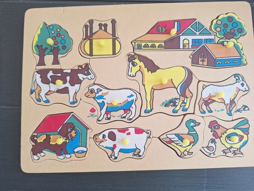 Puzzle thème ferme en - ferme,