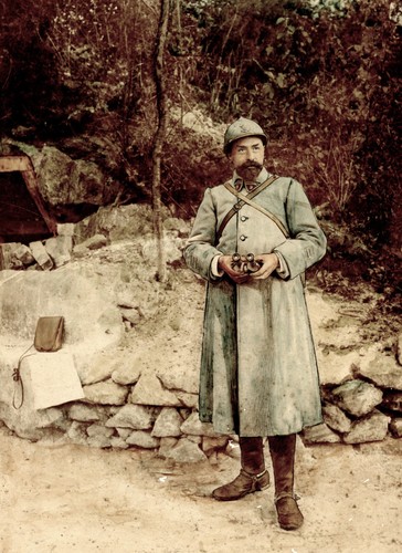Poilu casque jumelles grande - poilu,