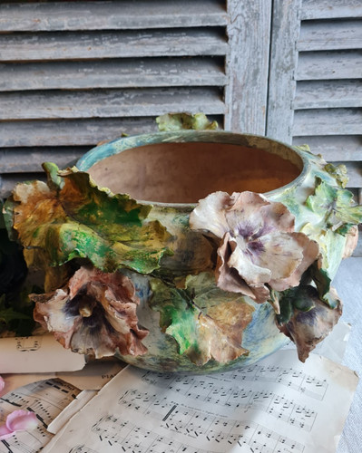Ancien gros cache pot - cache,
