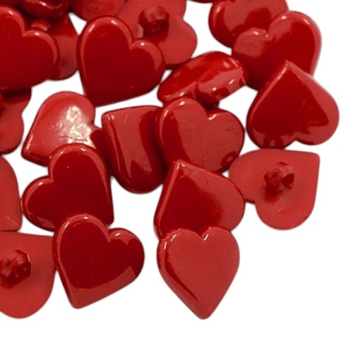 Boutons tige rouge forme - de,