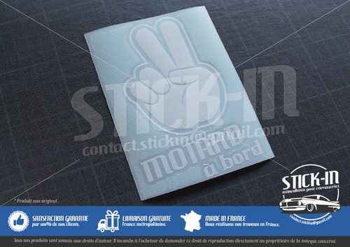 Autocollant stickers motard - autocollant,