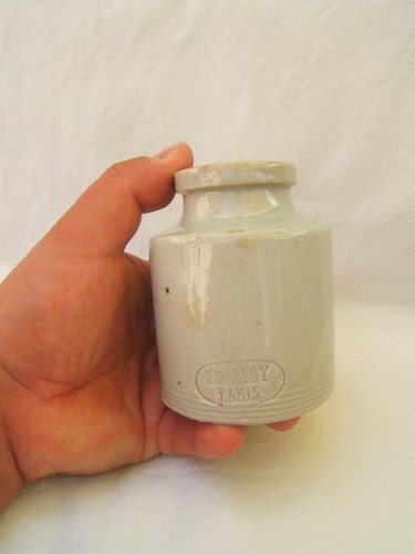 Ancien pot moutarde - a, j.