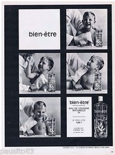 ADVERTISING 105 1963 WELLNESS Eau de Cologne for children 311015