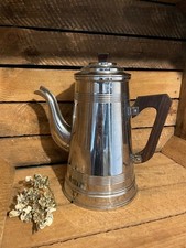 Ancienne cafetière verseuse en alu Villedieu
