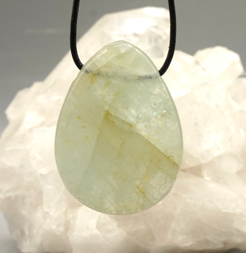 Aquamarine grand pendentif - aquamarine,